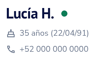 Lucía H., 35 años